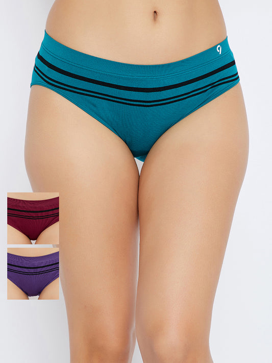 C9 Airwear Women's Best Combo of Panty-Pack of 3