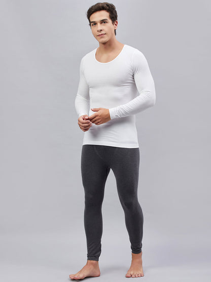 Seamless Heatmax Mens Under Shirt White