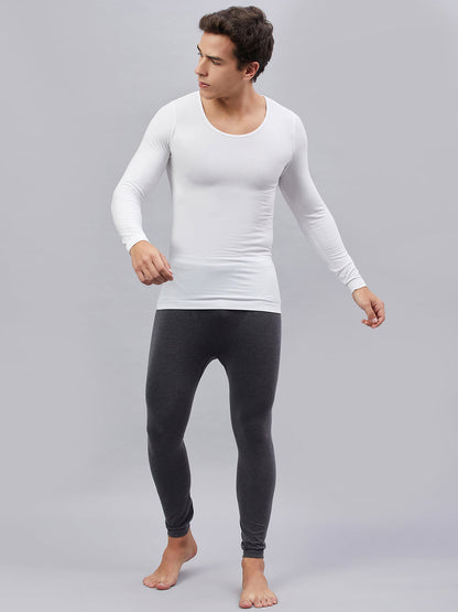 Seamless Heatmax Mens Under Shirt White