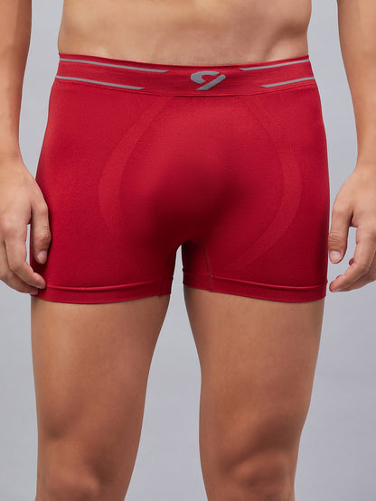 C9 Airwear Red Seamless Trunk For Men