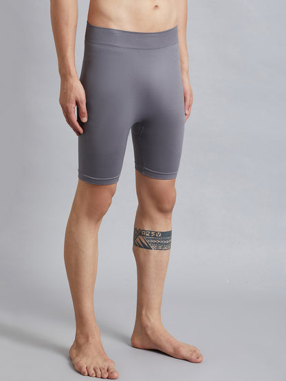 C9 AIRWEAR Men Mid Rise Grey Cycling Shorts