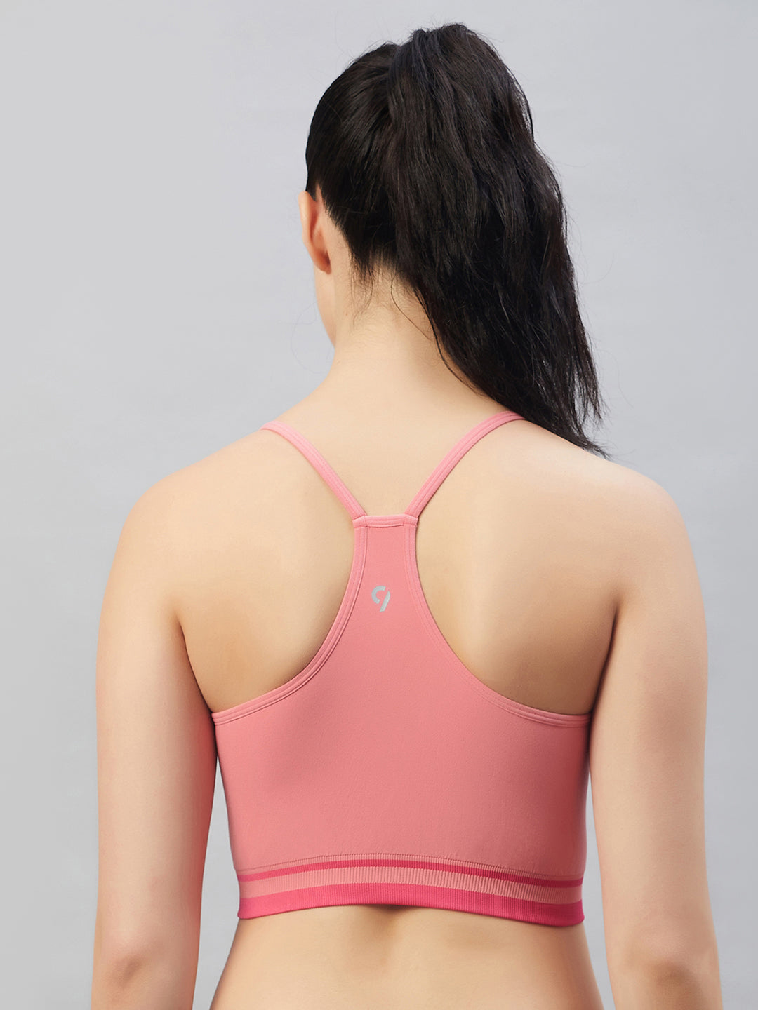 C9 Airwear Women`s  Sports Bra with Thin Straps and Mesh