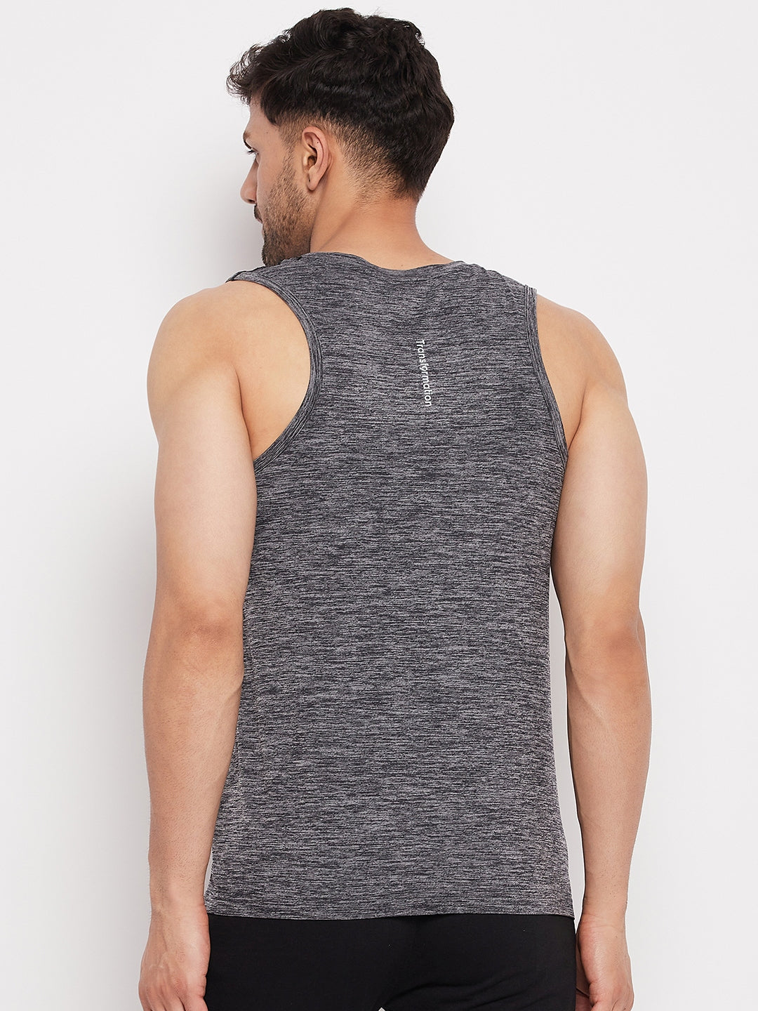 C9 Airwear Seamless Men's Sando/Vests with Round Neck and Textured Knit