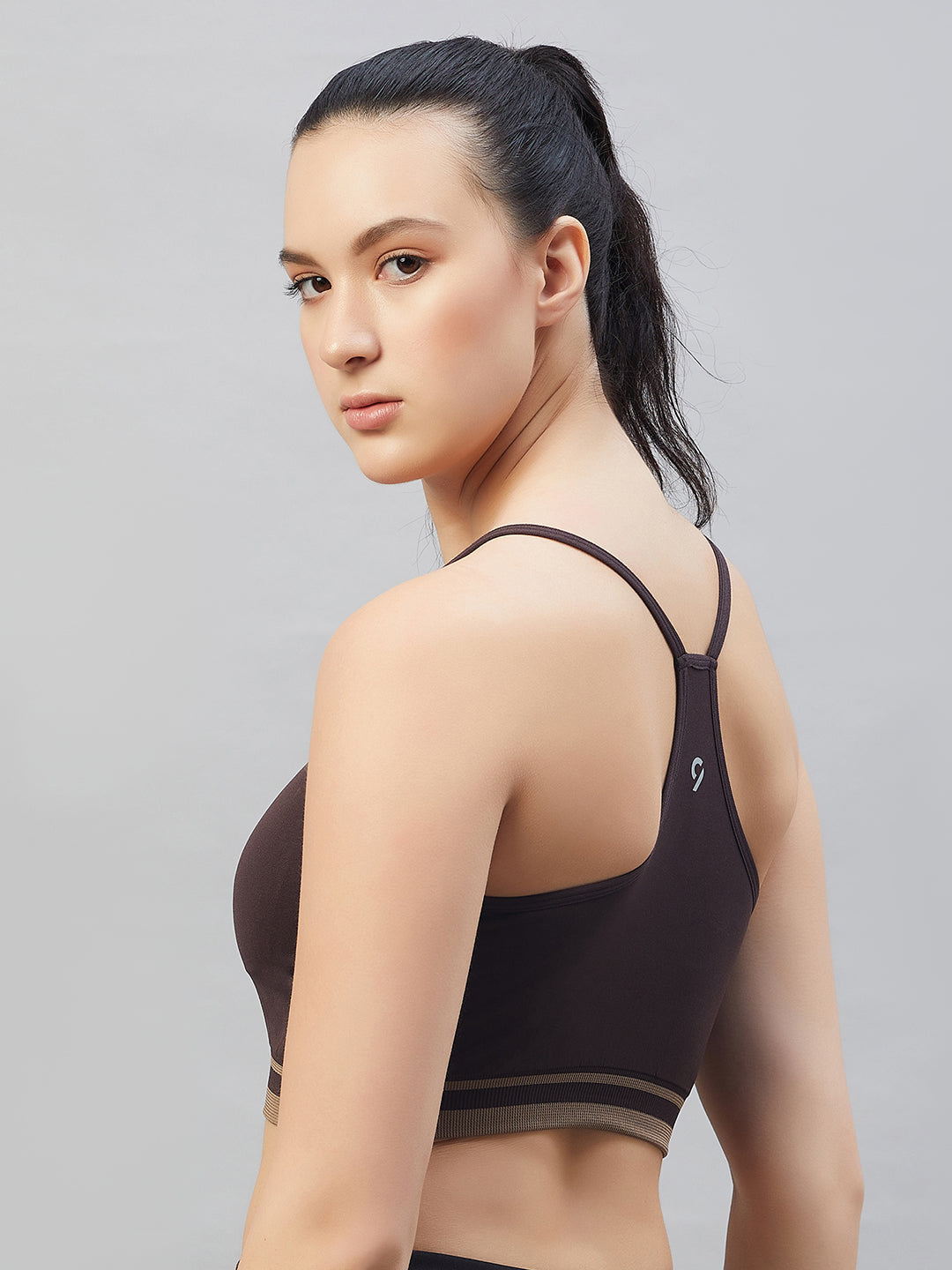 C9 Airwear Women`s  Sports Bra with Thin Straps and Mesh