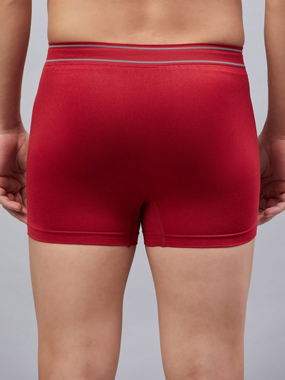 C9 Airwear Red Seamless Trunk For Men