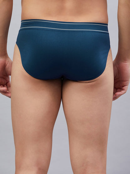 C9 AIRWEAR Skin friendly Men's Seamless Blue opal Basic Briefs