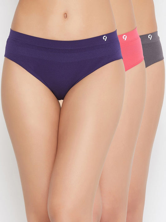 C9 Airwear Women's Multicolor Solid Brief Combo