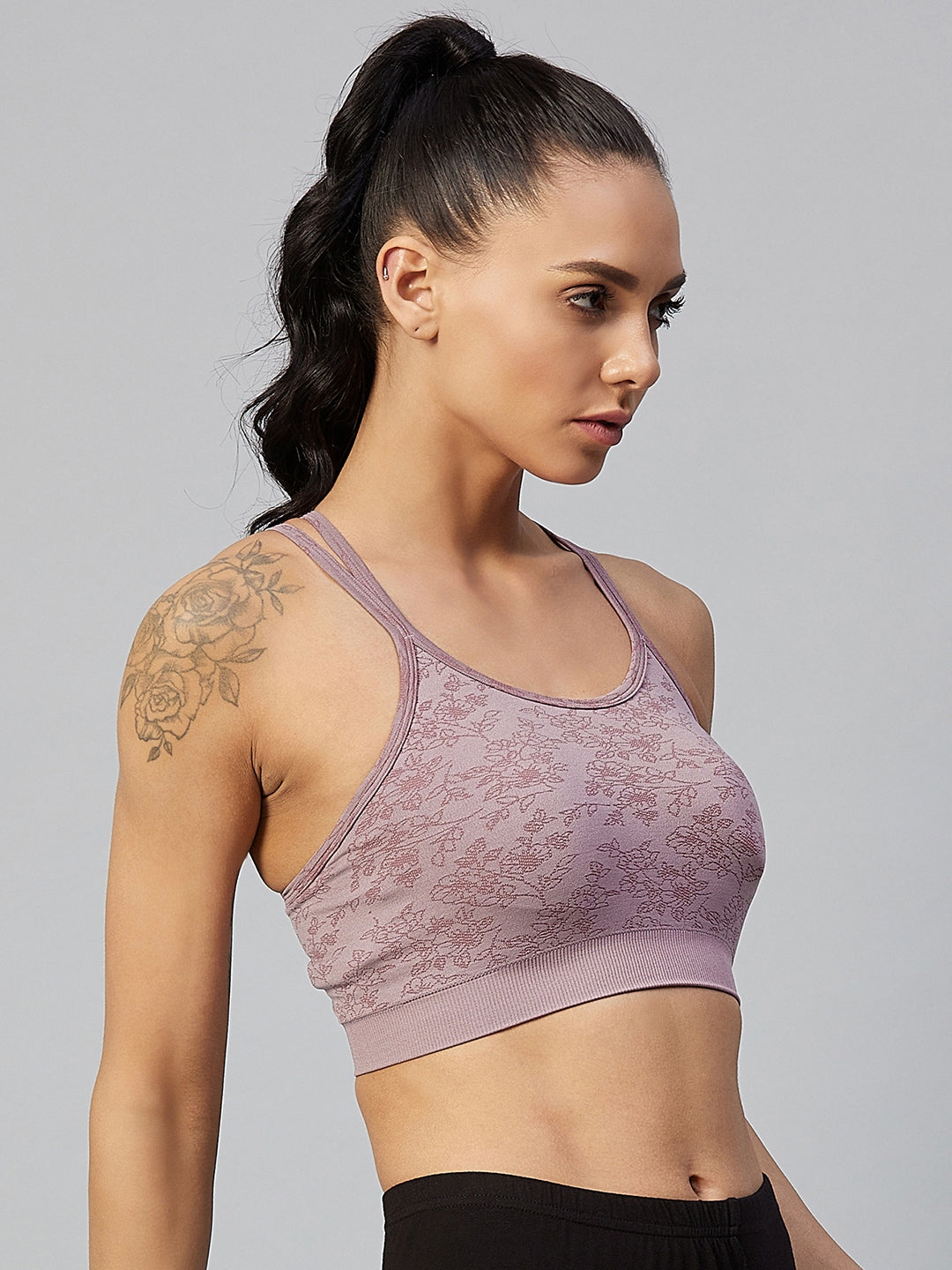 C9 Airwear Women  Stripe Back Sports Bra